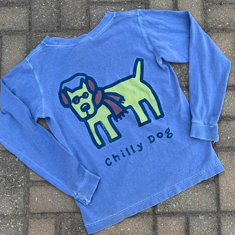 Life is Good Kids Chilly Dog Graphic Long Sleeve S